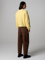 Women's Amy Powney + Finisterre Fisherman Rib Crew Neck Jumper