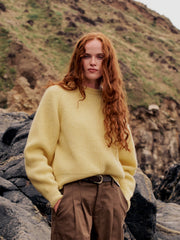 Women's Amy Powney + Finisterre Fisherman Rib Crew Neck Jumper