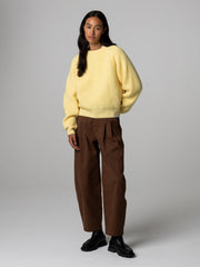 Women's Amy Powney + Finisterre Fisherman Rib Crew Neck Jumper