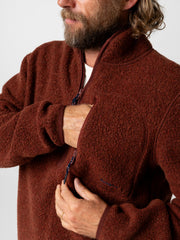 Men's Portell Wool 1/4 Zip Fleece