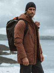 Vellus Herren-Parkajacke