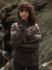 Women's Porth Fair Isle Yoke Jumper