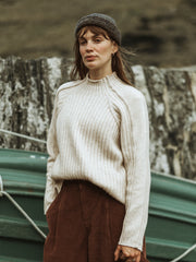 Women's Breakwater High Neck Ribbed Jumper