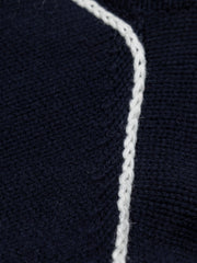 Eva Damen-Pullover mit Kontrastnähten