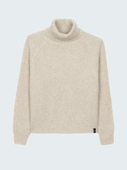 Mora Damen-Strickpullover mit Rollkragen