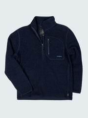 Portell Wollfleece-Herrenjacke mit 1/4-Reißverschluss