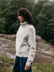 Mora Damen-Strickpullover mit Rollkragen