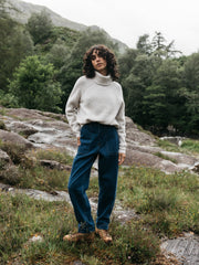 Mora Damen-Strickpullover mit Rollkragen