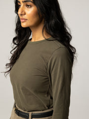 Eldon Langarm-T-Shirt für Damen