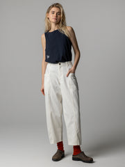 Croft Floral Marine Damen-Workwearhose