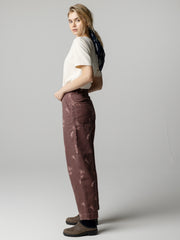 Yarrel Floral Marine Printed Damenhose 