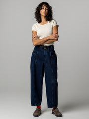 Women's Croft Workwear Denim Barrel Trouser