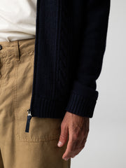 Polperro Herren-Strickjacke