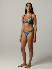 Senara bedrucktes Bikinioberteil für Damen