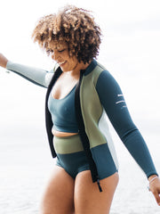 Nieuwland 2mm Yulex® Damen-Langarmoberteil