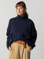 Eyre Damen-Strickpullover mit Rollkragen