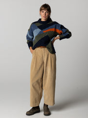 Moorland Stitch Damenpullover