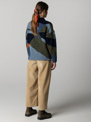 Moorland Stitch Damenpullover
