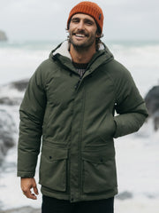 Vellus Herren-Parkajacke