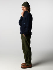 Portell Wollfleece-Herrenjacke mit 1/4-Reißverschluss