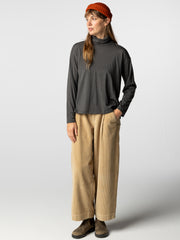 Seeker Merino High Neck Damen-T-Shirt