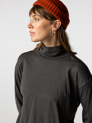 Seeker Merino High Neck Damen-T-Shirt