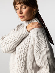 Women's Nova Aran Knit Sweater
