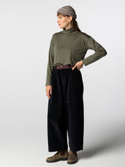 Seeker Merino High Neck Damen-T-Shirt