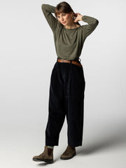 Seeker Merino Damen-Langarmtop